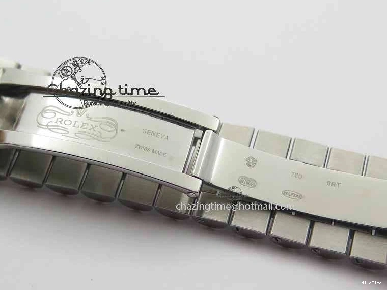 MiroTime 0116 Minimalist Day Date 40mm SS BP Maker Best Edition Diamond Bezel Silver Dial On SS Bracelet A 3697